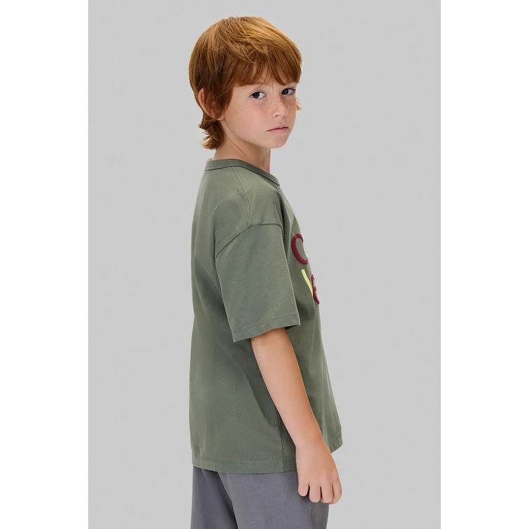 CAMISETA NIÑO  CALVIN KLEIN COLOR LOGO GRAPHIC SS T-SHIRT