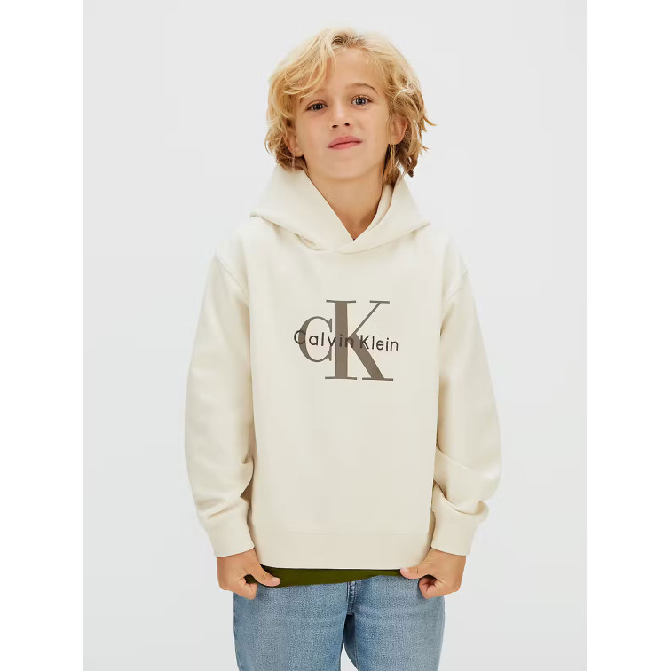 SUDADERA INFANTIL CALVIN KLEIN CON MONOLOGO
