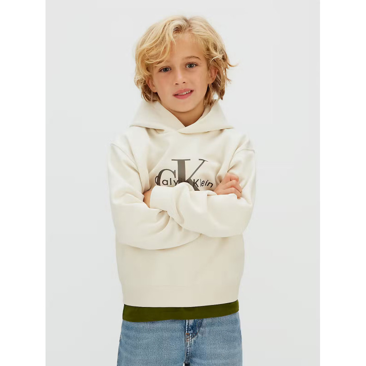 SUDADERA INFANTIL CALVIN KLEIN CON MONOLOGO