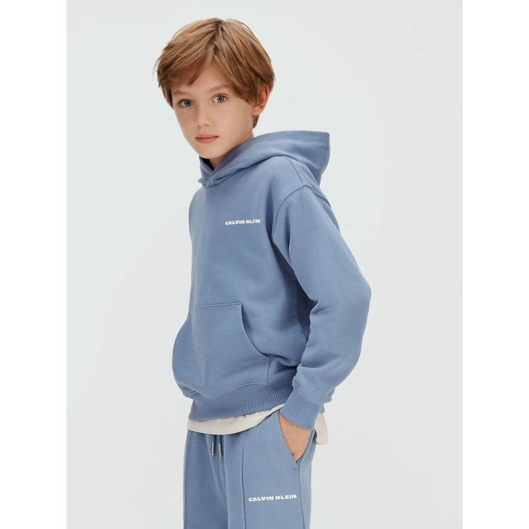 SUDADERA NIÑO  CALVIN KLEIN B RELAXED BACK AW HOODIE