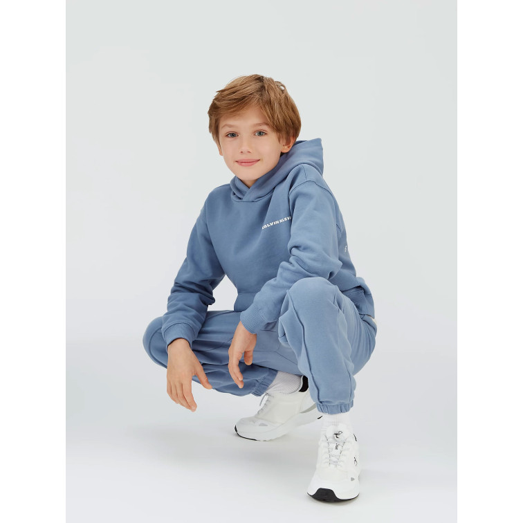SUDADERA NIÑO  CALVIN KLEIN B RELAXED BACK AW HOODIE