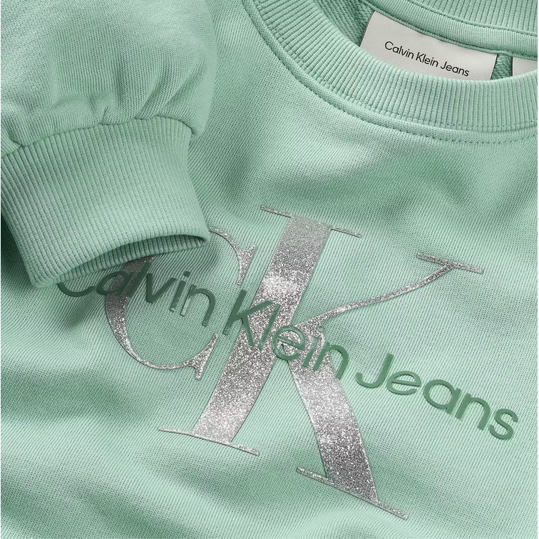 NIÑA GLITTER MONOLOGO CN SWEATSHIRT L40