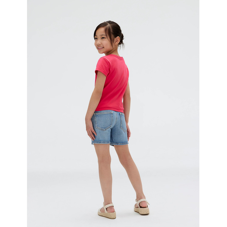 CAMISETA NIÑA  CALVIN KLEIN GLITTER CK SLIM FIT TEE