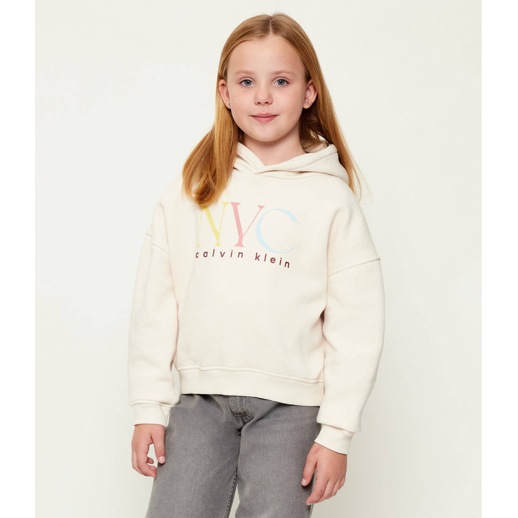 SUDADERA NIÑA  CALVIN KLEIN NYC GRAPHIC FLEECE HOODIE