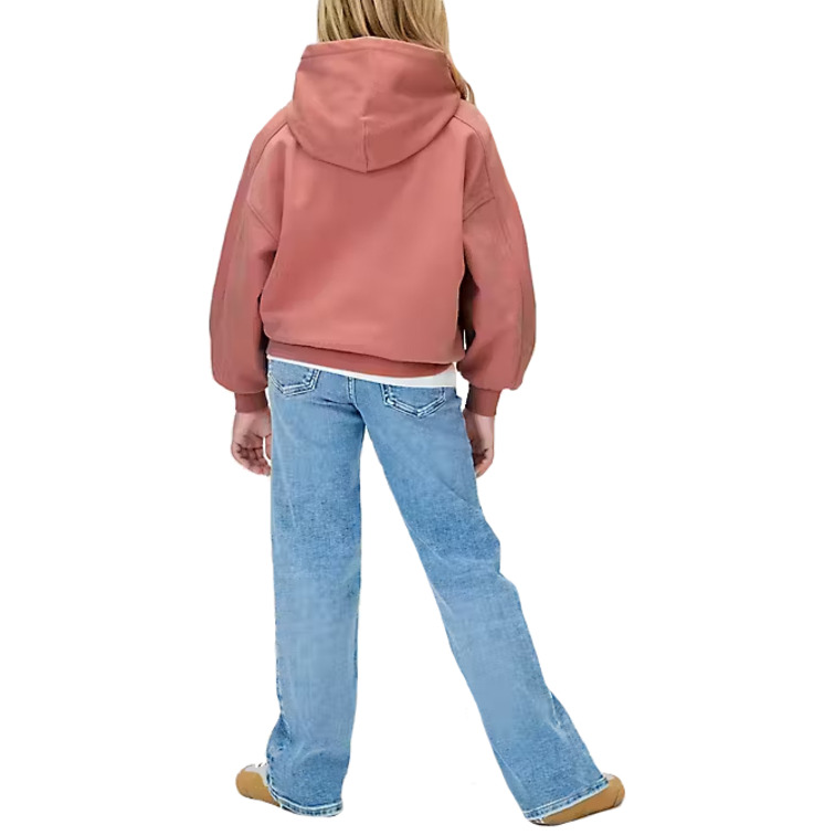 SUDADERA NIÑA  CALVIN KLEIN SCRIPT LOGO GRAPHIC TERRY HOOD