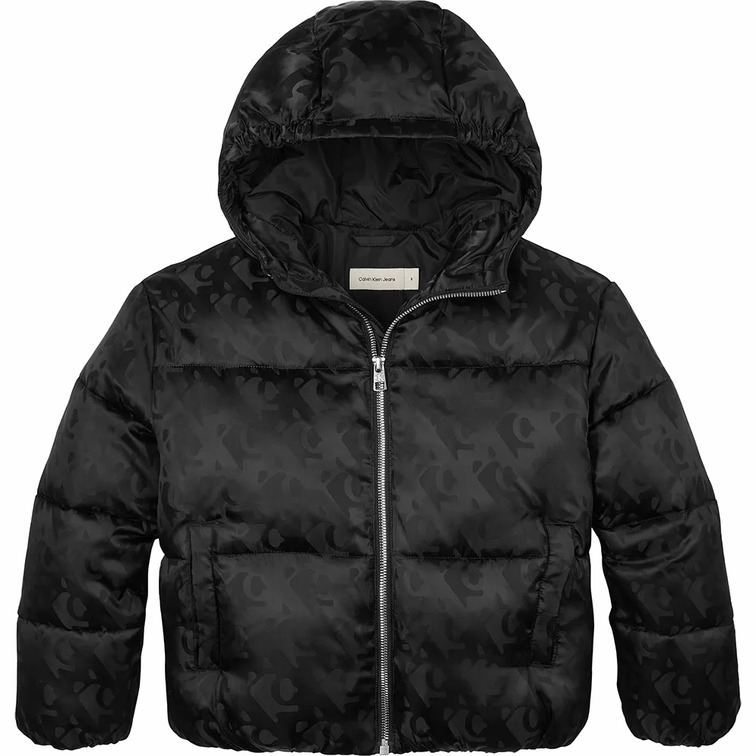 CAZADORA NIÑA  CALVIN KLEIN CK LOGO AOP PUFFER JACKET