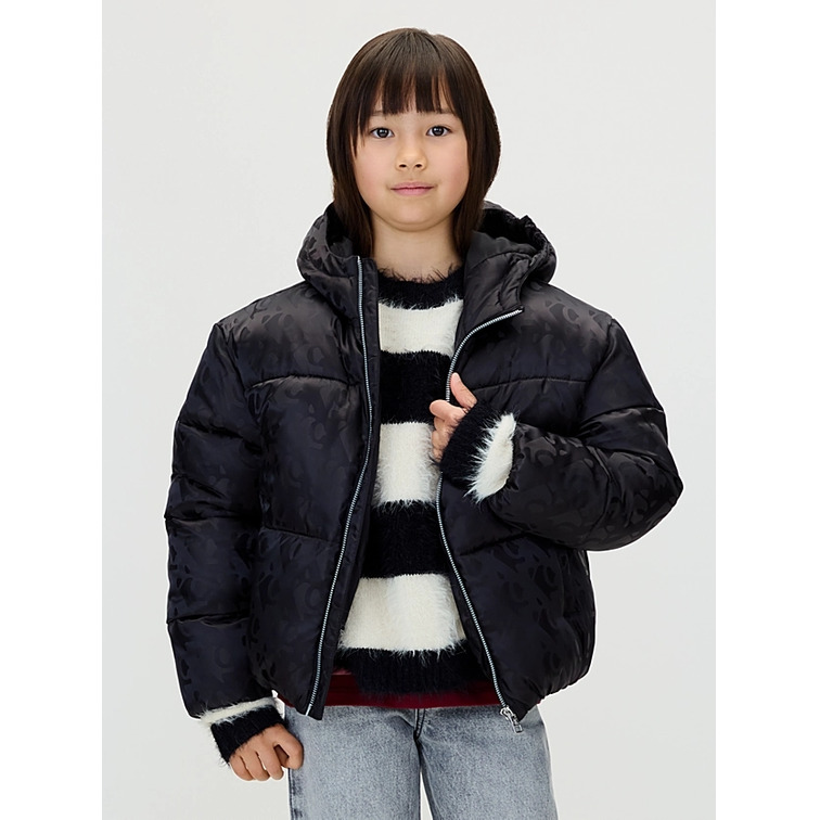 CAZADORA NIÑA  CALVIN KLEIN CK LOGO AOP PUFFER JACKET