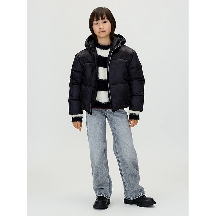 CAZADORA NIÑA  CALVIN KLEIN CK LOGO AOP PUFFER JACKET