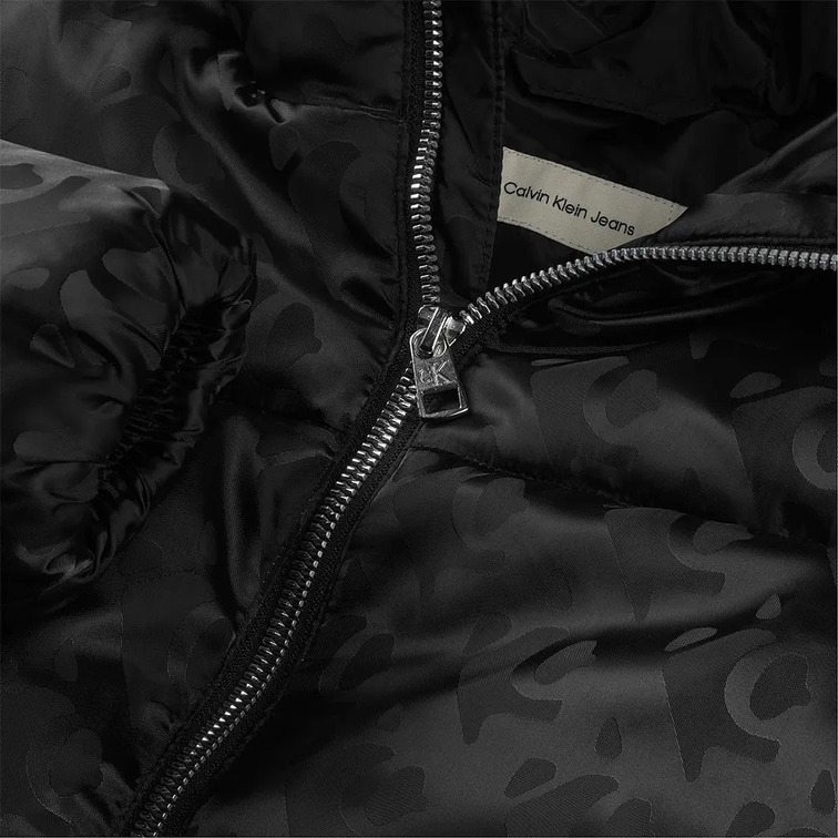 CAZADORA NIÑA  CALVIN KLEIN CK LOGO AOP PUFFER JACKET
