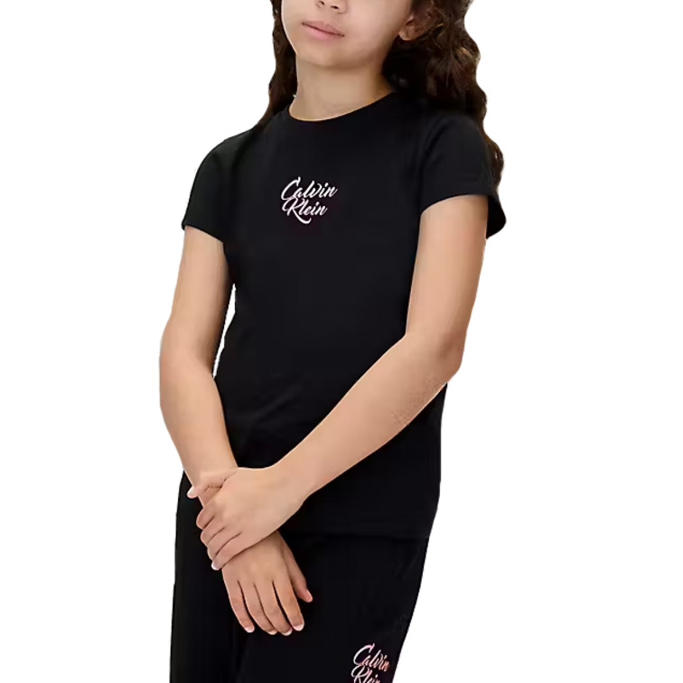 CAMISETA NIÑA  CALVIN KLEIN SCRIPT LOGO GRAPHIC SS T-SHIRT