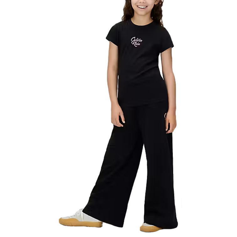 CAMISETA NIÑA  CALVIN KLEIN SCRIPT LOGO GRAPHIC SS T-SHIRT