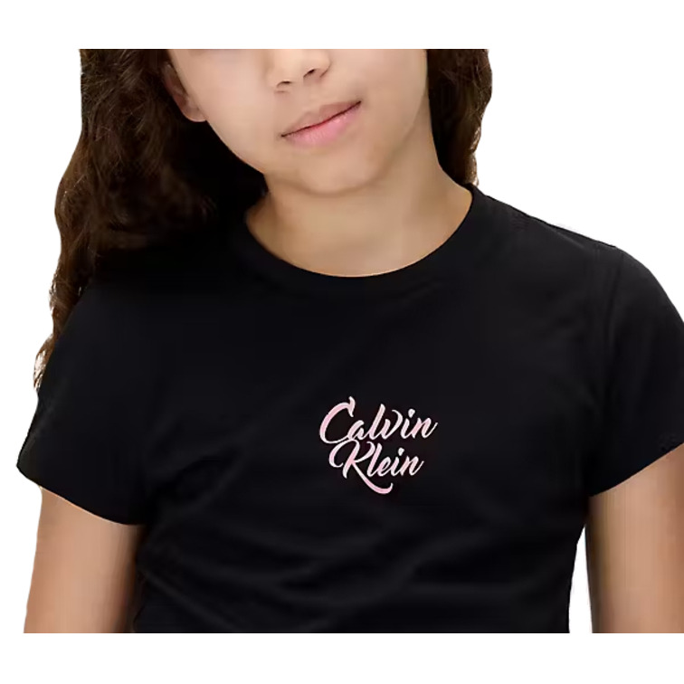 CAMISETA NIÑA  CALVIN KLEIN SCRIPT LOGO GRAPHIC SS T-SHIRT