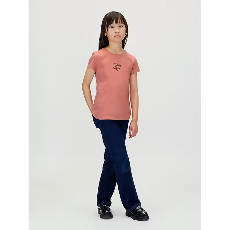 CAMISETA NIÑA  CALVIN KLEIN SCRIPT LOGO GRAPHIC SS T-SHIRT
