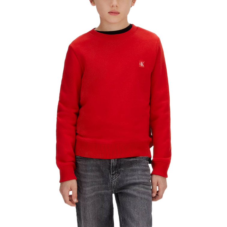SUDADERA INFANTIL DE FELPA CALVIN KLEIN CON LOGO