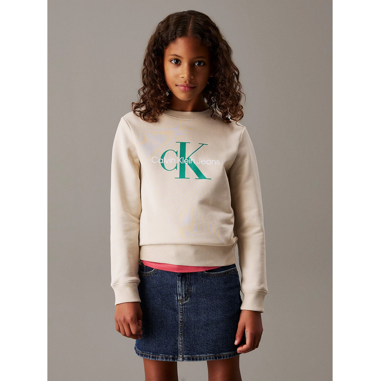 SUDADERA INFANTIL CALVIN KLEIN CON LOGO