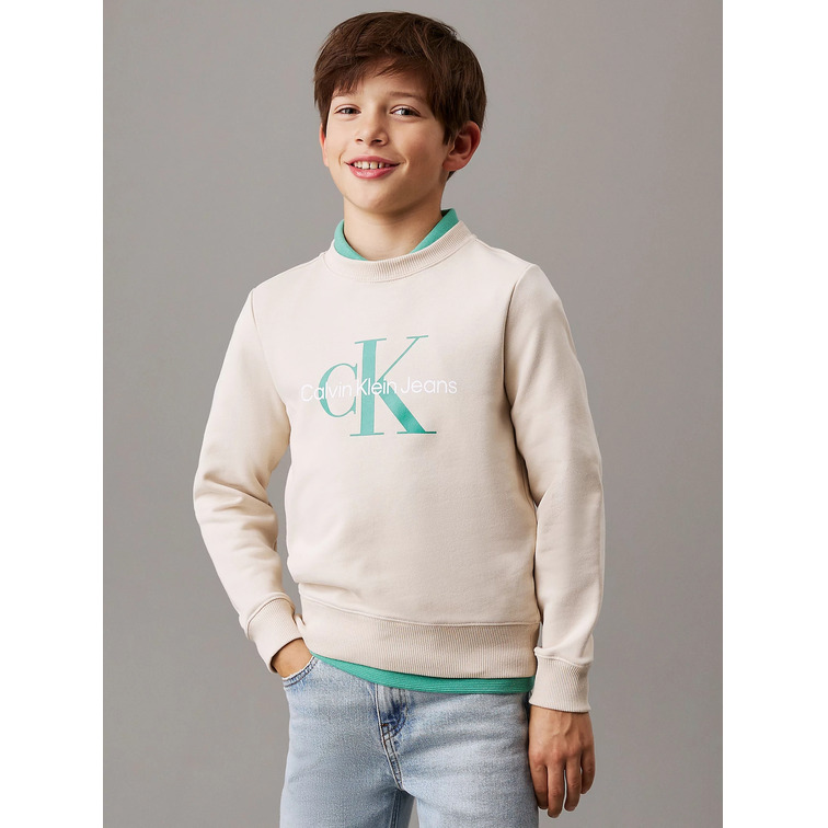 SUDADERA INFANTIL CALVIN KLEIN CON LOGO