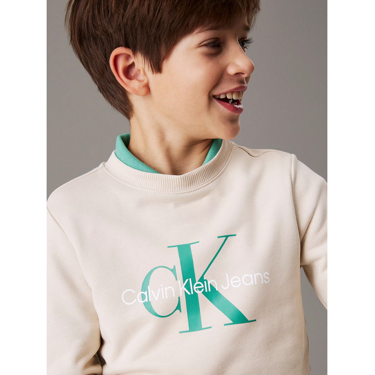 SUDADERA INFANTIL CALVIN KLEIN CON LOGO
