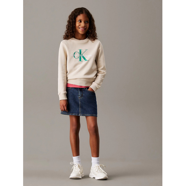 SUDADERA INFANTIL CALVIN KLEIN CON LOGO