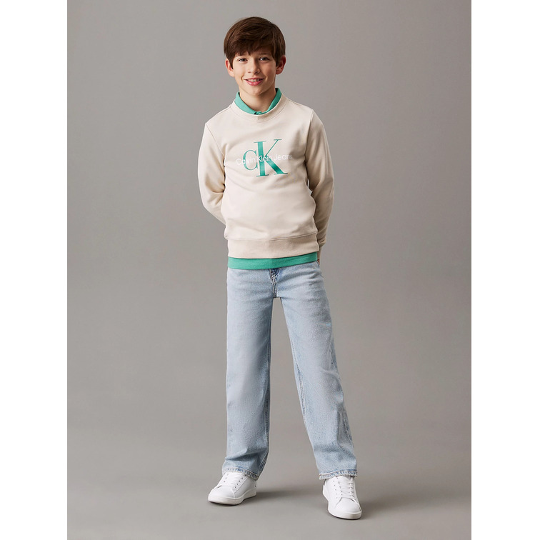 SUDADERA INFANTIL CALVIN KLEIN CON LOGO