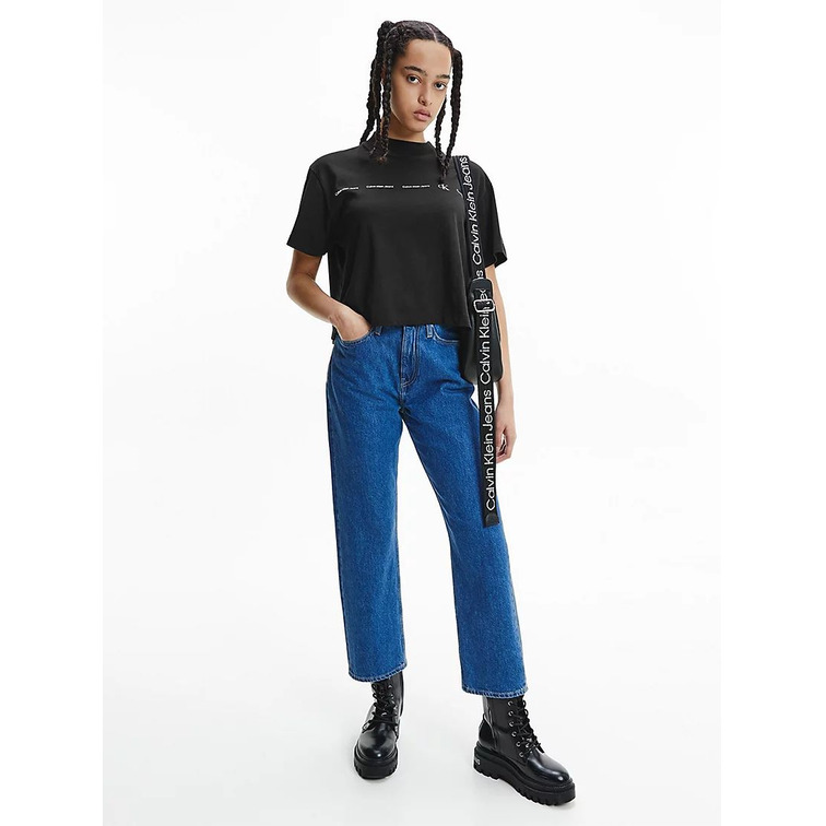 CAMISETA MUJER CALVIN KLEIN JEANS REPEAT LOGO TEE - Korner