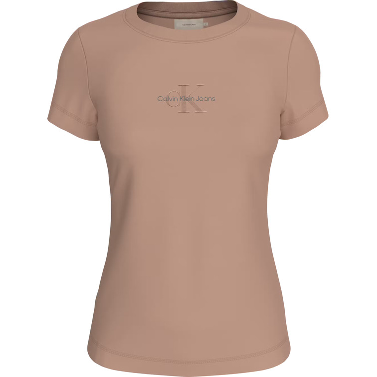 CAMISETA SLIM CON MONOGRAMA MUJER CALVIN KLEIN JEANS