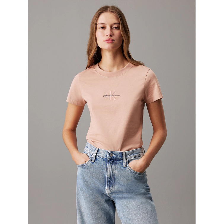 CAMISETA SLIM CON MONOGRAMA MUJER CALVIN KLEIN JEANS