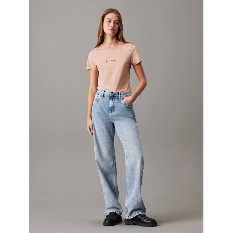 CAMISETA SLIM CON MONOGRAMA MUJER CALVIN KLEIN JEANS