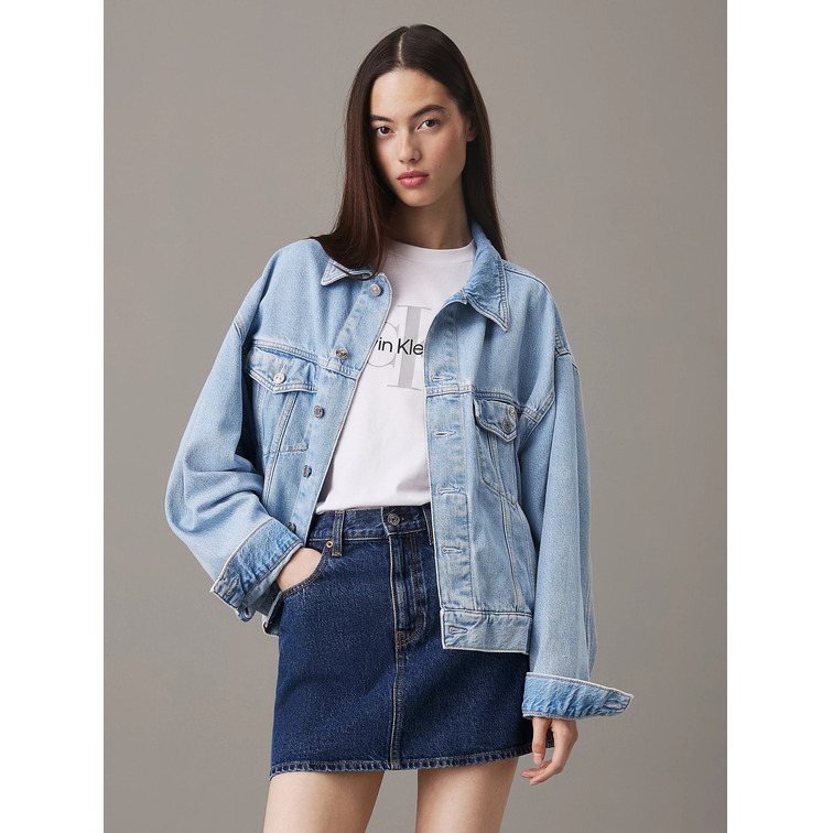 CAZADORA VAQUERA MUJER CALVIN KLEIN FIT HOLGADO