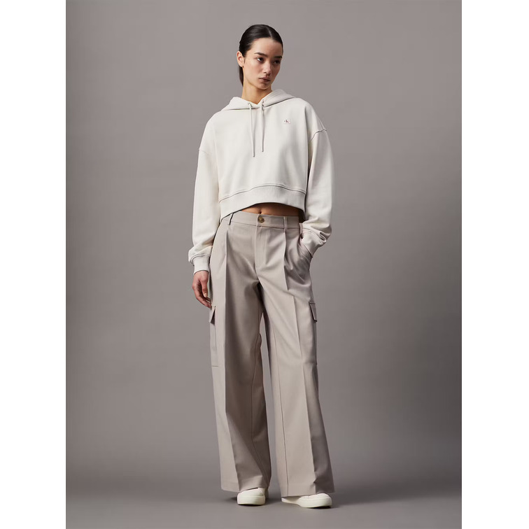 PANTALÓN CARGO MUJER CALVIN KLEIN TAILORED FIT HOLGADO