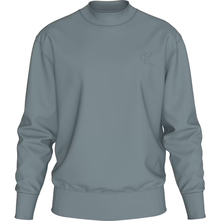 SUDADERA HOMBRE CALVIN KLEIN LOGO EN RELIEVE FIT REGULAR