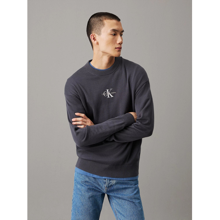 JERSEY HOMBRE CALVIN KLEIN LOGO BORDADO FIT REGULAR