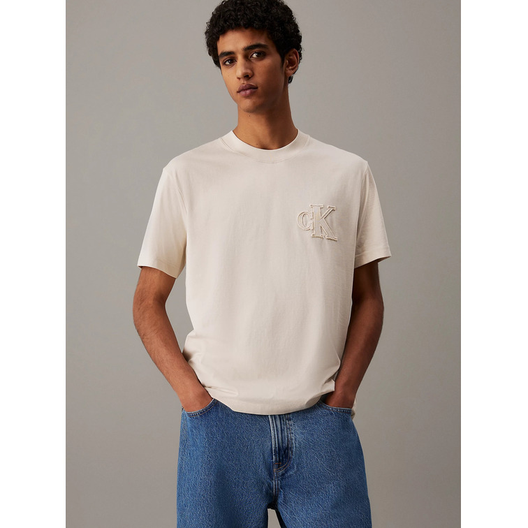CAMISETA HOMBRE  CALVIN KLEIN CK APPLIQUE TEE