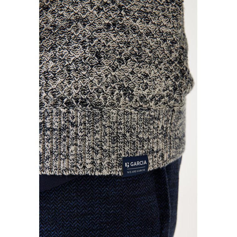 JERSEY DE PUNTO JASPEADO HOMBRE GARCIA JEANS