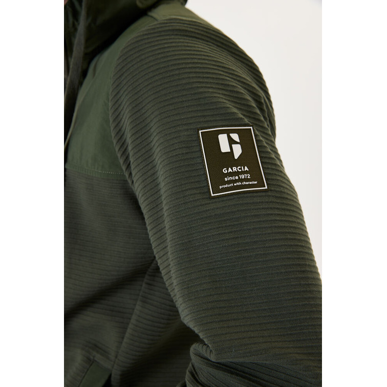 SUDADERA COMBINADA CON CAPUCHA HOMBRE GARCIA JEANS