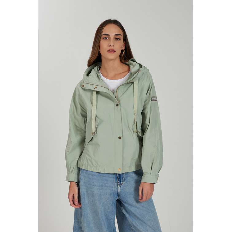 ABRIGO MUJER  YES ZEE GIUBBINO DONNA CROP CON CAPPUC