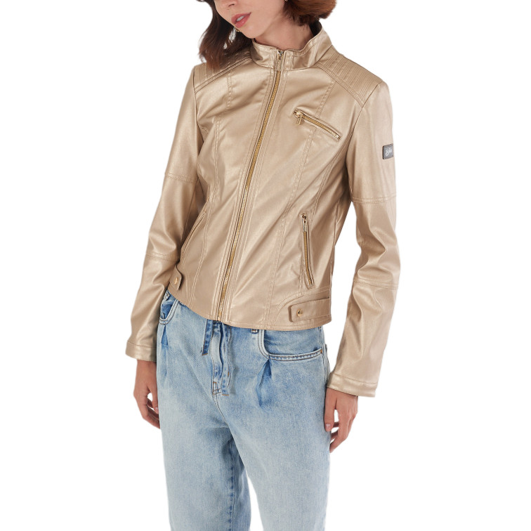 ABRIGO MUJER  YES ZEE GIUBBINO DONNA TIPO MOTOCICLIS
