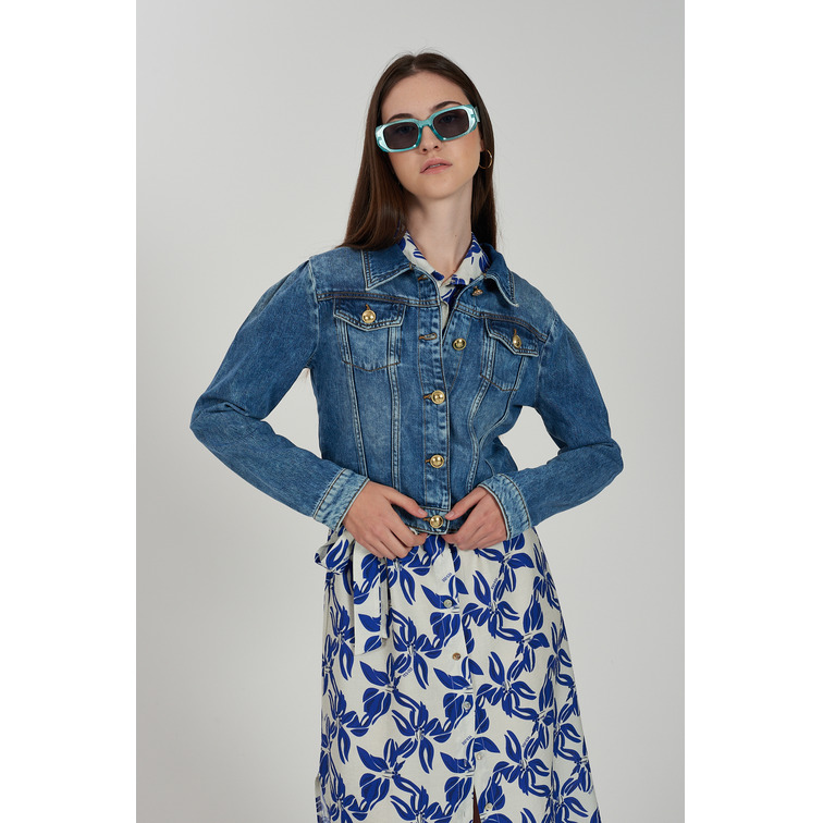 ABRIGO MUJER  YES ZEE GIUBBINO DONNA IN JEANS