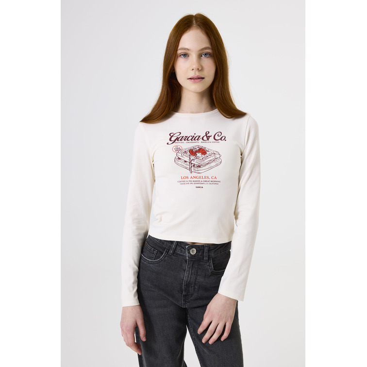 CAMISETA NIÑA  GARCIA JEANS K52403_GIRLS T-SHIRT LS