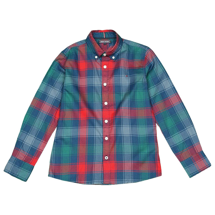 CAMISA TH NIÑO MULTI COLOR CHECK SHIRT L/S