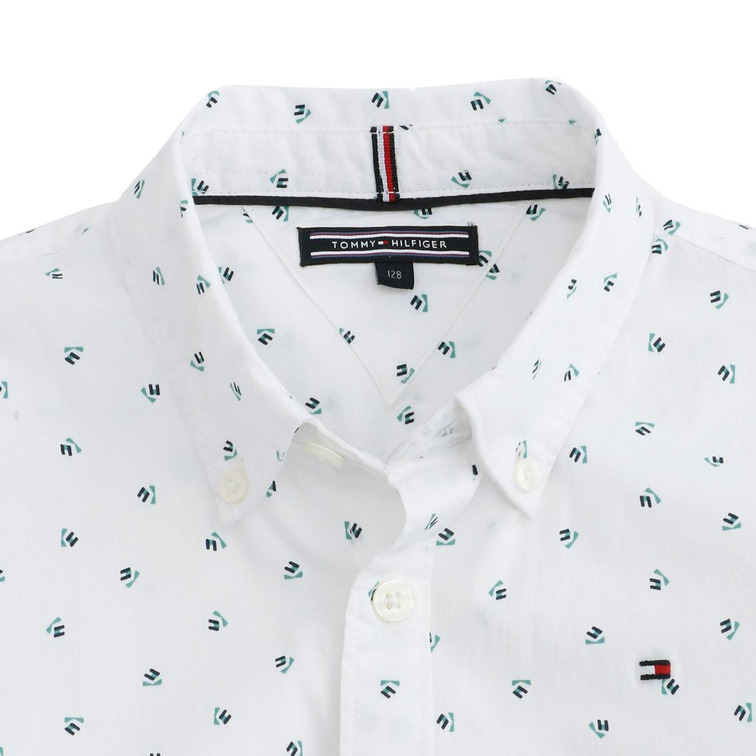 CAMISA TH NIÑO AME MINI PATTERN SHIRT L/S