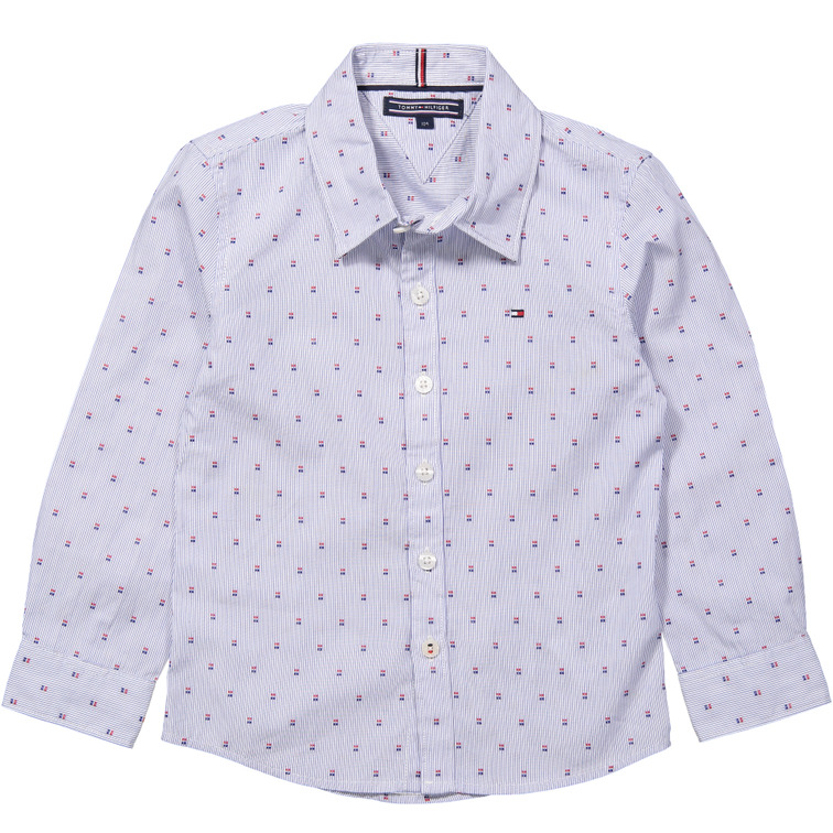 CAMISA TH NIÑO CLIPPING STRIPE SHIRT L/S