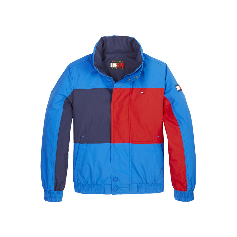 CAZADORA NIÑO  TH REVERSIBLE COLOR BLOCK JACKET