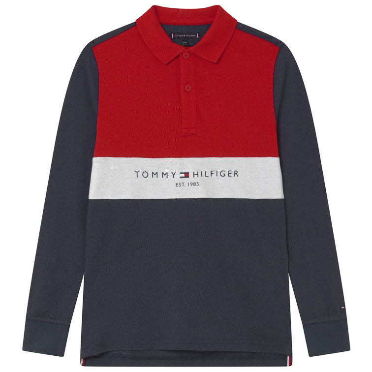 POLO NIÑO  TH BOLD COLORBLOCK POLO L/S