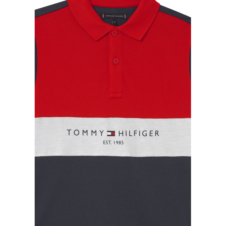 POLO NIÑO  TH BOLD COLORBLOCK POLO L/S