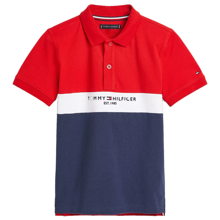 POLO CON DISEÑO COLORBLOCK NIÑO TOMMY HILFIGER