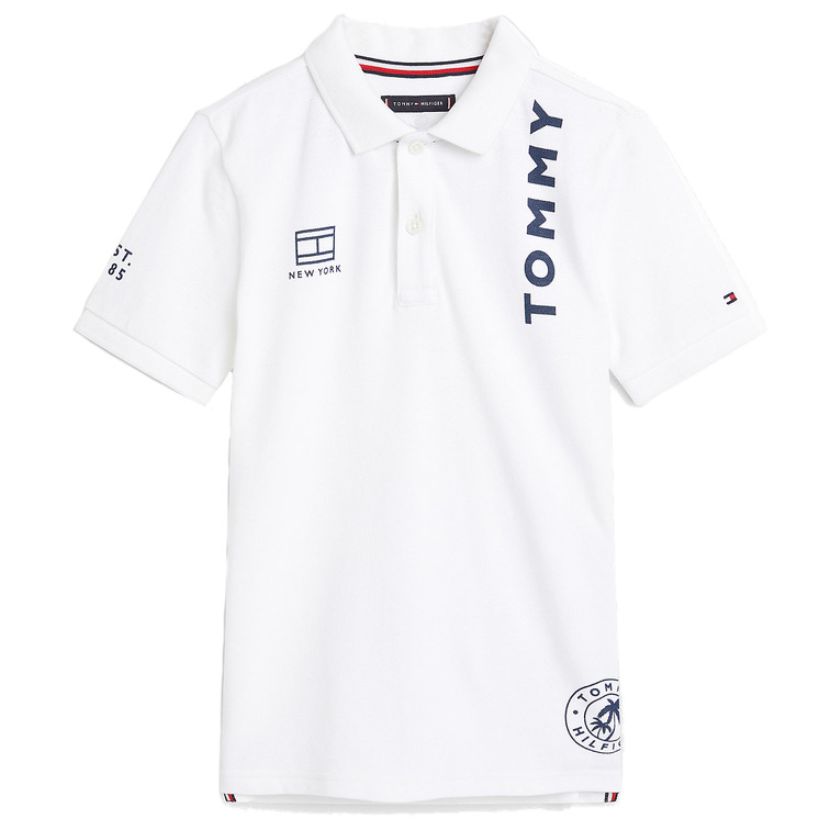POLO DE ALGODÓN ORGÁNICO CON LOGOS NIÑO TOMMY HILFIGER