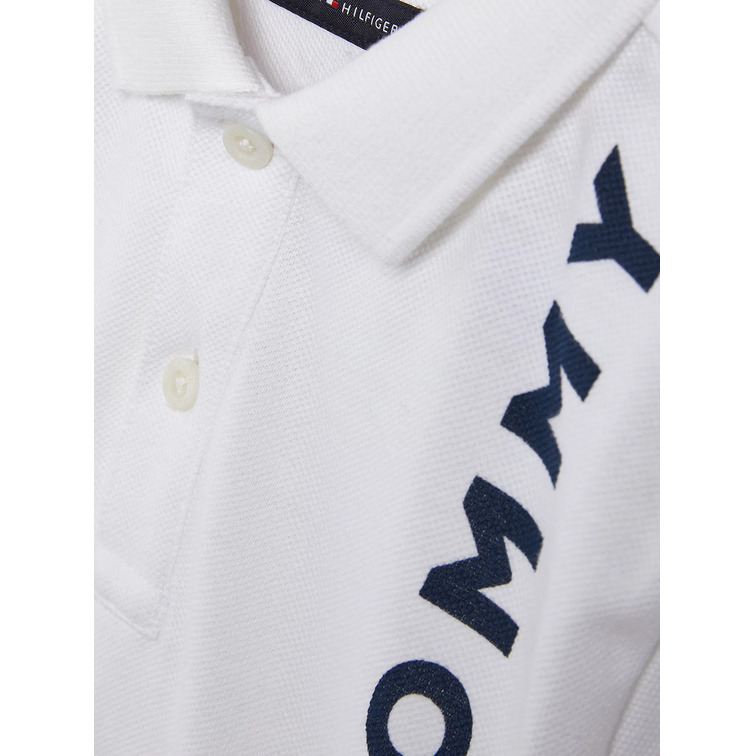 POLO DE ALGODÓN ORGÁNICO CON LOGOS NIÑO TOMMY HILFIGER