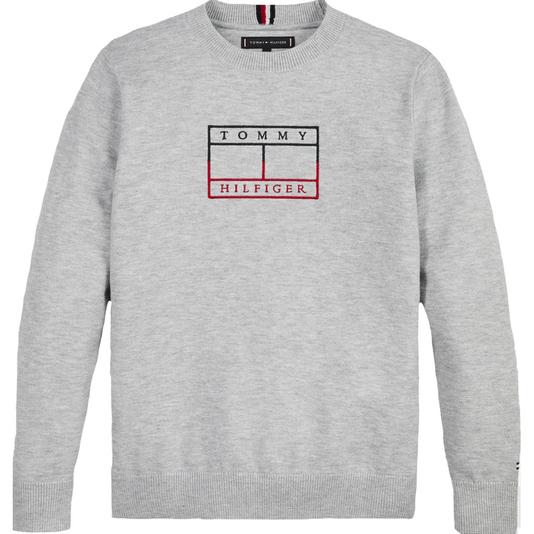 JERSEY CON LOGO BORDADO NIÑO TOMMY HILFIGER