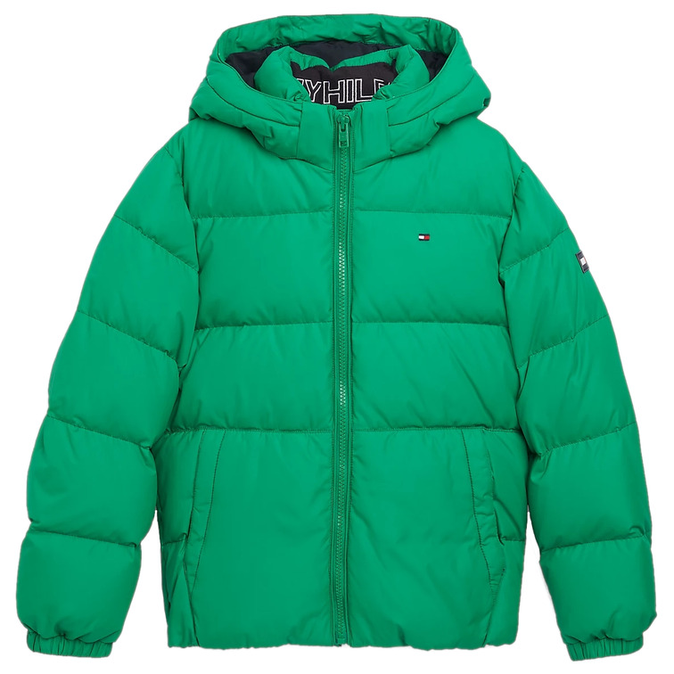 CAZADORA ACOLCHADA CON CAPUCHA NIÑO TOMMY HILFIGER ESSENTIALS