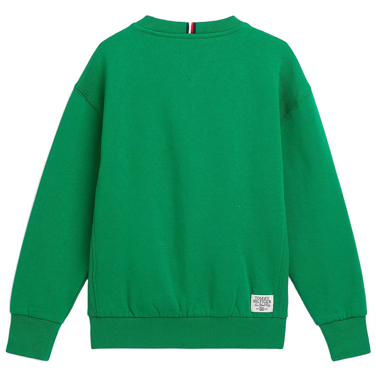 SUDADERA CON APLICACIÓN LOGO NIÑO TOMMY HILFIGER